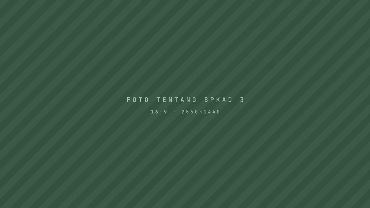 Petak contoh nonproduksi untuk galeri Tentang BPKAD (3)