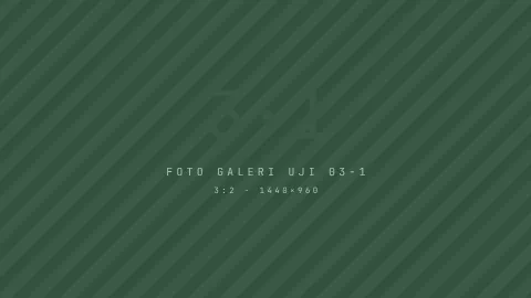Petak contoh nonproduksi untuk foto galeri uji 03-1