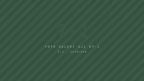 Petak contoh nonproduksi untuk foto galeri uji 07-1