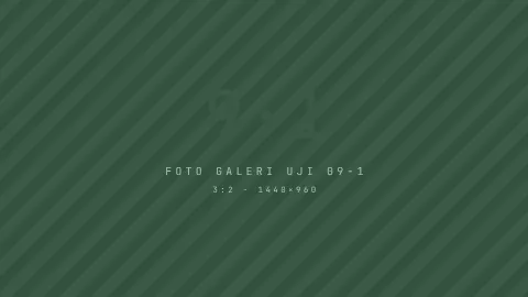 Petak contoh nonproduksi untuk foto galeri uji 09-1