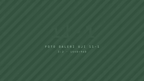 Petak contoh nonproduksi untuk foto galeri uji 11-1